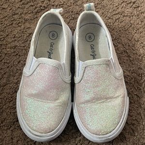 Toddler girl sparkly shoe